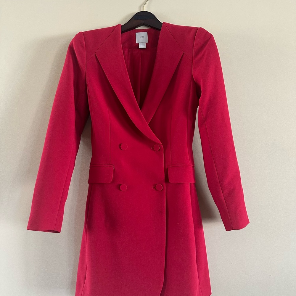 H&M Vibrant Red Women's Blazer